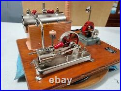 Jensen #25G steam engine model toy with cast iron base #15 generator. Nice One