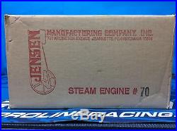 Jensen Manufacturing Co inc Steam Engine Model #70 in original box 100% complete