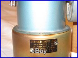 Jensen Model #45 Vertical Candle Stick Steam Engine RARE Brass Boiler