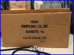 Jensen Model 55 Electric Steam Engine New In Box