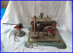 Jensen Steam Engine # 65 Vintage Toy + Wilesco accessory grinder maybe