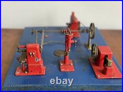 Jensen Steam Engine Toy Machine Shop 100 Partial Parts Original Untested