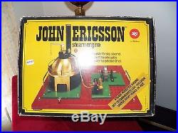 John Ericsson Toy Steam Engine by Alga Sweden Excellent Condition Original Box