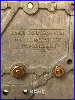 Junior Engineer No. 100 steam engine in original box with instructions (1950)
