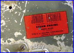 Junior Engineer Steam Engine Toy SE-100 KJ Miller Vintage Steam Engine Toy