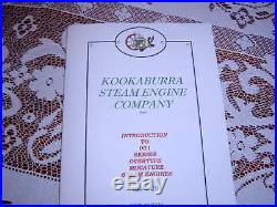 Kookaburra model steam engine 001 overtype No 207 Australian Live Original box