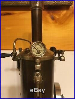 LARGE ca1930 DOLL VERTICAL STEAM ENGINE TOY MODEL 354/1 COMPLETE AND BEAUTIFUL