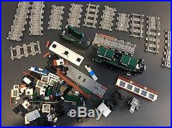 LEGO Emerald Night Train (10194) Set steam engine & track and parts incomplete