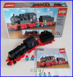 LEGO Vintage 12V Train 7750 Steam Engine with instructions and original box, RARE