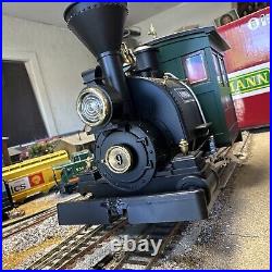 LGB 92277 0-4-0 STEAM LOCOMOTIVE LIGHTS and SMOKE, G-SCALE Ex toy store stock