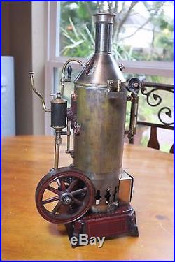 Large German-Made Vintage Schoenner 165/3 Steam Engine Dampfmaschine