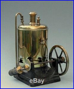 Late 1880s Ornate Vertical Steam Engine