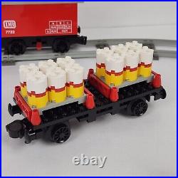 Lego 7722 Trains Steam Cargo Train Set Complete with Instructions minifigures
