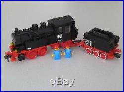Lego 7750 # 1x Eisenbahn 12V Dampflok Tenderlok mit Bauanleitung Steam Engine