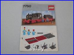 Lego 7750 # 1x Eisenbahn 12V Dampflok Tenderlok mit Bauanleitung Steam Engine