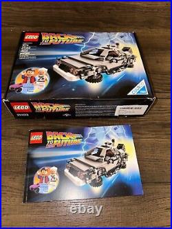 Lego Back to the Future Kit (21103 Delorean and MOC Jules Verne Steam Engine)