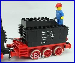 Lego Train 12V 7750 Steam Engine Complete Testet Working