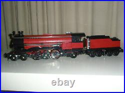 Lego Train Ruby Night Steam Engine Dark Red Emerald Night 10194 Custom New