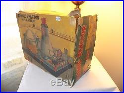 Linemar Marx Atomic Reactor with battery Steam Engine With Original Box 1950s