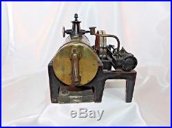 Live Steam Engine Horizontal Gebruder Bing Model Antique