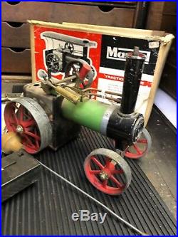 Live Steam Mamod T. E. 1A Traction Engine Model Toy Original Straight Lever Rare