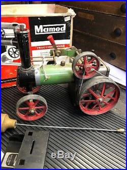 Live Steam Mamod T. E. 1A Traction Engine Model Toy Original Straight Lever Rare