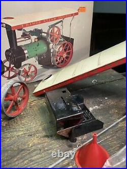 Live Steam Mamod Te1a Traction Engine Model Toy Steam With Box And Accessories