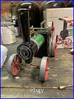 Live Steam Mamod Te1a Traction Engine Model Toy Steam With Box And Accessories