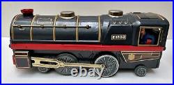 Locomotive vapeur steam Loco 36 cm Jouet tôle tin toy Bandai 4130, 1960's, TBE