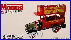 MAMOD RED LONDON BUS WITH WORKING STEAM ENGINE BRAND NEW + 20 x FUEL TABLETS