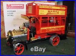 MAMOD RED LONDON BUS WITH WORKING STEAM ENGINE BRAND NEW + 20 x FUEL TABLETS