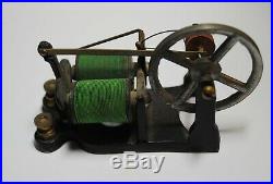 MESCO Style Antique Toy Flywheel Electric Motor Steam Engine Original