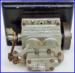 M. E. Boucher M. F. G. N. Y. Live Steam Engine Type 7 Rare Salesmans Sample/base