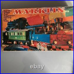 Marklin 2900 Steam Locomotive Passenger Car Set Vintage Toy