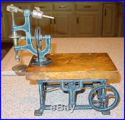 Marklin iron & wood toy live steam engine drill press-15402
