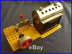 Meccano Steam Engine, Complete with Box, Burner & Funnel, Very Good Condition
