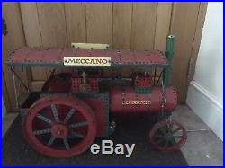 Meccano Steam engine. Shop Display Red/green