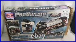 Mega Bloks Pro Builder Master Series Steam Express Train Locomotive Engine #9778
