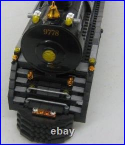 Mega Bloks Probuilder 9778 Steam Express Engine Train Built Up With Display Case