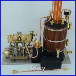 Microcosm M29 220mL 2-Cylinder Marine Steam Engine With Vertical boiler & Tank