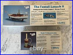 Midwest Products Kit 980 958 Model VI Steam Engine The Fantail Launch II Kit RC