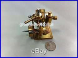 Mini Hot Live Steam Engine Twin Cylinder Marine Ship Model education Toy BJ002