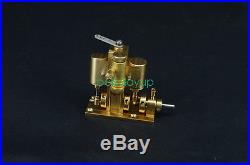 Mini Twin Cylinder Steam Ship Engine Educational Toy Teaching Model M36 B CA
