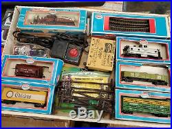 Model Power Train Set Puff A Smoke Steam Engine Railroad Toy Locomotive cars Vin