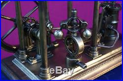 Model live beam steam engine, Watt with the regulator