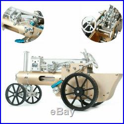 NEW Teching DM34 Steam Car Model Stirling Engine Full Metal Model Toy Collecti