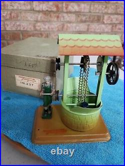 NIB Vintage 1950's Fleishmann Drive Model 237 Water Well Steam Engine Toy