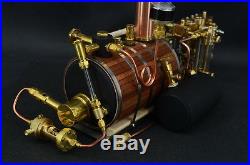 New Two-cylinder steam engine Live Steam with Steam Boiler With P5