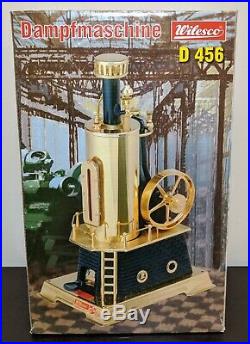 New Wilesco Model D455 Live Steam Engine Toy Never Fired