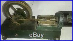Odd Antique Electric Steam Engine Motor Flywheel Toy Electro Magnet Vintage